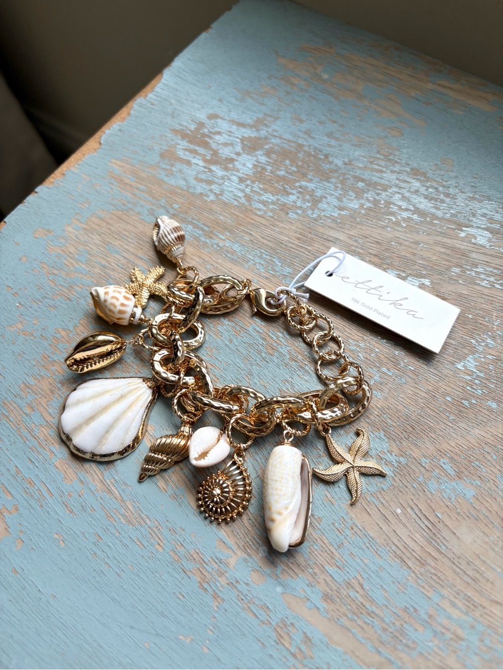 Ettika Mermaid Tears Bracelet in Gold - Picture 4 of 6